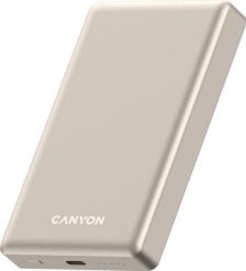 Canyon OnPower 510 slim Magsafe 10000 mAh PD20W beżowy. Brązowe powerbanki . Za 119.90 zł.