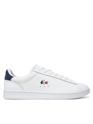 Lacoste Sneakersy Carnaby Set 7-48SMA0111 Biały. Białe buty sportowe casual LACOSTE, bez wzorów, ze skóry, bez zapięcia. Za 329.99 zł.