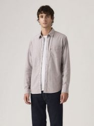 Levi's Koszula - Regular fit - w kolorze szarym rozmiar: L. Szare koszule Levi's®, l, bez wzorów, bez kołnierzyka, bez ramiączek. Za 133.29 zł.