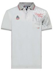 Geographical Norway Koszulka polo "Adventure" w kolorze szarym rozmiar: S. Szare koszulki polo sportowe Geographical Norway, s, bez wzorów, z bawełny, bez kołnierzyka, bez ramiączek. Za 70.24 zł.