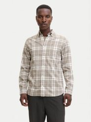 Jack & Jones Koszula Blubrook 12282354 Beżowy Regular Fit. Brązowe koszule Jack & Jones, m, bez wzorów, z bawełny, bez kołnierzyka, bez ramiączek. Za 179.99 zł.