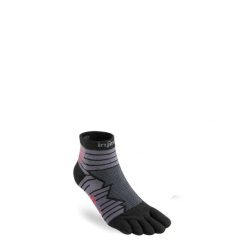 Skarpety biegowe Injinji Ultra Run Mini-Crew. Szare skarpety Injinji, bez wzorów. Za 88.99 zł.