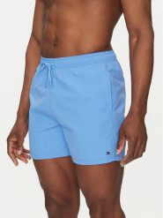 Tommy Hilfiger Szorty kąpielowe UM0UM03477 Niebieski Regular Fit. Niebieskie kąpielówki Tommy Hilfiger, m, bez wzorów, z syntetyku. Za 189.99 zł.