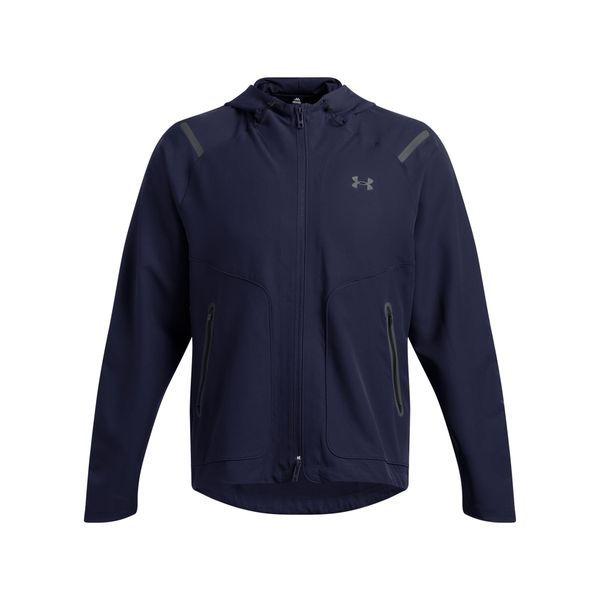 Kurtka Under Armour Unstoppable Left Chest. Czarne kurtki Under Armour, xl, bez wzorów, z materiału, z kapturem. Za 464.50 zł.