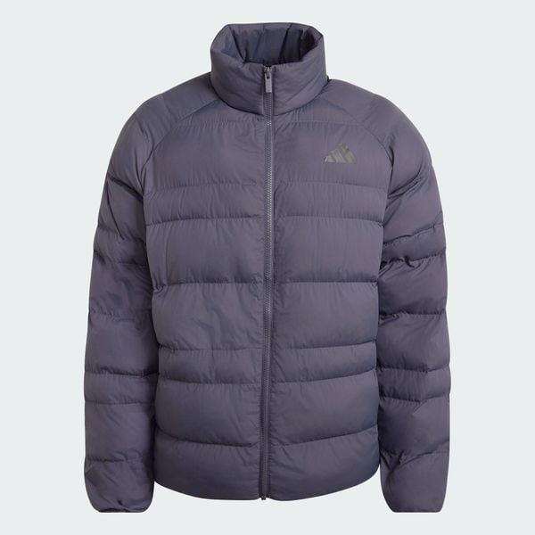 KURTKA OCIEPLANA ESSENTIALS PACKABLE. Szare kurtki Adidas, l, bez wzorów, z materiału, bez kaptura. Za 349.00 zł.