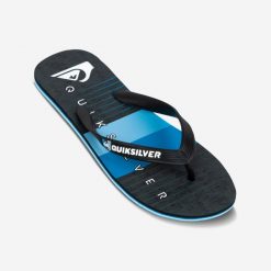 Japonki męskie Quiksilver Molokai Pointbreak. Czarne japonki Quiksilver, bez wzorów, z kauczuku. Za 89.99 zł.