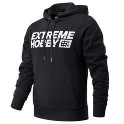 Bluza męska z kapturem EXTREME HOBBY BLOCK 2024. Białe bluzy z kapturem EXTREME HOBBY, m, bez wzorów, z bawełny, z kapturem. Za 249.00 zł.