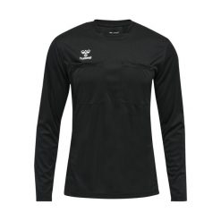 Koszulka z długim rękawem Hummel hmlreferee chevron. Czarne bluzki z długim rękawem Hummel, m, bez wzorów, bez kołnierzyka, bez ramiączek. W wyprzedaży za 197.50 zł.