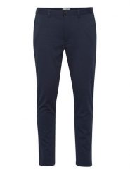 Solid Spodnie materiałowe 21105110 Granatowy Regular Fit. Niebieskie spodnie materiałowe Solid, m, bez wzorów, z materiału. Za 189.99 zł.