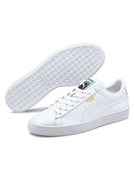Puma Skórzane sneakersy "Basket Classic XXI" w kolorze białym rozmiar: 41. Białe buty sportowe casual Puma, bez wzorów, bez zapięcia. Za 179.95 zł.