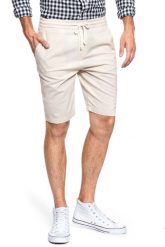SPODENKI MUSTANG Palm Beach Shorts 1009606 2014 080. Brązowe szorty Mustang, m, bez wzorów, z materiału, z podwyższonym stanem. W wyprzedaży za 79.99 zł.