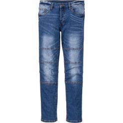 Dżinsy ze stretchem Skinny Fit Straight bonprix niebieski "stone used". Jeansy marki bonprix. Za 59.99 zł.