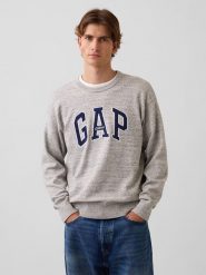 GAP Bluza w kolorze szarym rozmiar: L. Szare bluzy GAP, l, bez wzorów, z bawełny, bez kaptura. Za 159.95 zł.