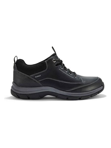 Clarks Skórzane buty trekkingowe "Spypath Lo GTX" w kolorze czarnym rozmiar: 41. Czarne buty trekkingowe Clarks, bez wzorów, bez zapięcia. Za 249.76 zł.