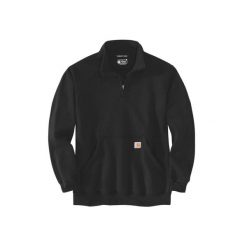 Bluza sportowa męska Carhartt Midweight Quarter-Zip Mock-Neck. Czarne bluzy bez kaptura Carhartt, m, bez wzorów, bez kaptura. Za 299.00 zł.