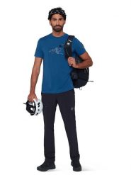 Mammut Koszulka funkcyjna w kolorze granatowym rozmiar: M. Niebieskie t-shirty sportowe Mammut, bez wzorów, z materiału, bez ramiączek, outdoorowe. Za 144.95 zł.