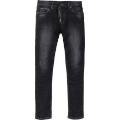 Dżinsy Skinny Fit Straight bonprix czarny denim "used". Jeansy marki Under Armour. Za 109.99 zł.