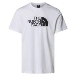 Koszulka sportowa męska The North Face Easy Tnf. Białe t-shirty sportowe The North Face, bez wzorów, z bawełny, bez ramiączek. Za 179.00 zł.