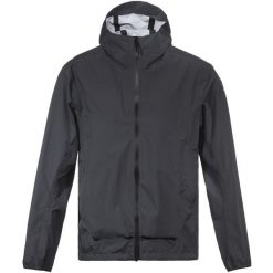 Kurtka męska Dolomite Pelmo Hooded 2.5L. Czarne kurtki przeciwdeszczowe Dolomite, l, bez wzorów, bez kaptura. Za 1,159.99 zł.