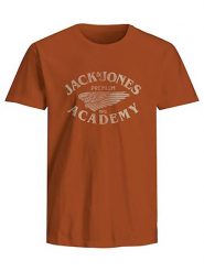 Jack & Jones Koszulka w kolorze pomarańczowym rozmiar: L. Pomarańczowe bezrękawniki Jack & Jones, l, bez wzorów, z bawełny, bez kołnierzyka, bez ramiączek. Za 43.99 zł.