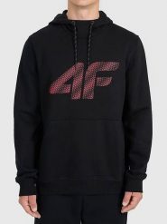 4F Bluza w kolorze czarnym rozmiar: L. Czarne bluzy 4F, l, bez wzorów, z kapturem. Za 114.71 zł.