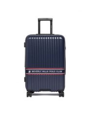 Beverly Hills Polo Club Walizka średnia CEO-BHPC-M-006-08-NAVY Granatowy. Niebieskie walizki Beverly Hills Polo Club, bez wzorów, z tworzywa sztucznego, średnie. Za 359.99 zł.
