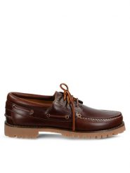 Gant Półbuty Tratton 32631270 Brązowy. Brązowe eleganckie półbuty GANT, bez wzorów, ze skóry, bez obcasa, bez zapięcia. Za 899.99 zł.