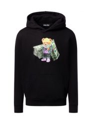 Chill Pill Męska bluza z kapturem - Money Bundle Bear Mężczyźni czarny nadruk, S. Czarne bluzy z kapturem Chill Pill, m, bez wzorów, z kapturem. Za 299.95 zł.