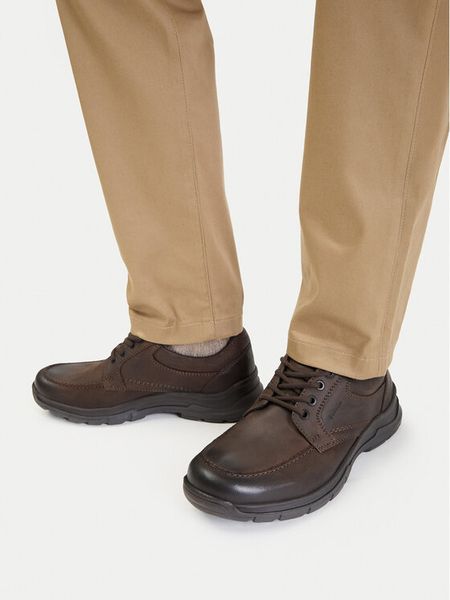 Go Soft Półbuty CEO-GLADITOR-01 MI08 Brązowy ciemny. Brązowe eleganckie półbuty GO SOFT, bez wzorów, z nubiku, bez obcasa, bez zapięcia. Za 249.99 zł.