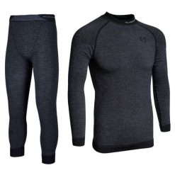 Męska bielizna termoaktywna Blizzard Mens Long Merino. Szara bielizna termoaktywna BLIZZARD, na zimę, l, bez wzorów, z wełny, bez ramiączek, narciarskie. W wyprzedaży za 429.99 zł.