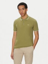 BOSS Polo Parlay 190 50494697 Zielony Regular Fit. Zielone koszulki polo Boss, m, bez wzorów, z bawełny, bez kołnierzyka, bez ramiączek. Za 359.99 zł.