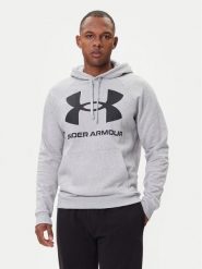 Under Armour Bluza Ua Rival 1357093 Szary Regular Fit. Szare bluzy Under Armour, m, bez wzorów, z bawełny, bez kaptura. Za 150.26 zł.