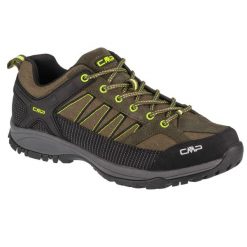 Buty trekkingowe męskie CMP 3Q1115722ER. Szare buty trekkingowe CMP, bez wzorów, z gumy, bez zapięcia. Za 319.99 zł.