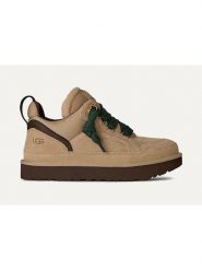 UGG Sneakersy "Lowmel" w kolorze beżowym rozmiar: 41. Brązowe buty sportowe casual UGG, bez wzorów, z materiału, bez zapięcia. Za 624.95 zł.