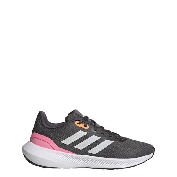 Buty Runfalcon 3.0. Białe buty do biegania Adidas, bez wzorów, z materiału, bez zapięcia, do biegania. Za 226.99 zł.