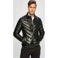Trussardi Jeans - Kurtka. Czarne kurtki TRUSSARDI JEANS, s, bez wzorów, z elastanu, bez kaptura. Za 999.90 zł.