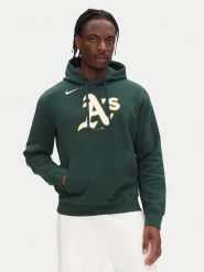 Nike Bluza NKDK-3EY-FZ-CKX Zielony Regular Fit. Zielone bluzy Nike, m, bez wzorów, z bawełny, bez kaptura. Za 289.99 zł.