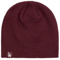 Czapka męska Skully Los Angeles Dodgers Hat. Czerwone czapki zimowe New Era, bez wzorów. Za 109.99 zł.