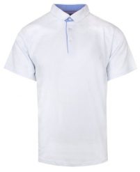 Koszulka POLO, Biała Casualowa, Krótki Rękaw, Jednokolorowa, T-shirt -BARTEX. Białe bluzki z długim rękawem Bartex, l, bez wzorów, z bawełny, bez kołnierzyka, bez ramiączek. Za 139.00 zł.