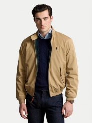 Polo Ralph Lauren Kurtka bomber 710923261001 Beżowy Regular Fit. Brązowe kurtki Polo Ralph Lauren, m, bez wzorów, z bawełny, bez kaptura. Za 1,399.00 zł.
