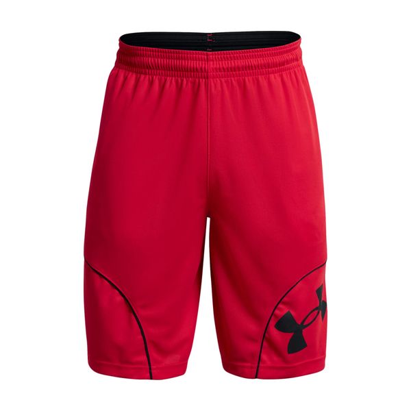 Spodenki koszykarskie męskie Under Armour Perimeter 11''. Czerwone szorty Under Armour, m, bez wzorów, sportowe. W wyprzedaży za 99.99 zł.
