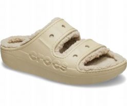 Klapki Dla Dorosłych Crocs Baya Cozzy Sandal. Brązowe klapki Crocs, z materiału. Za 149.99 zł.