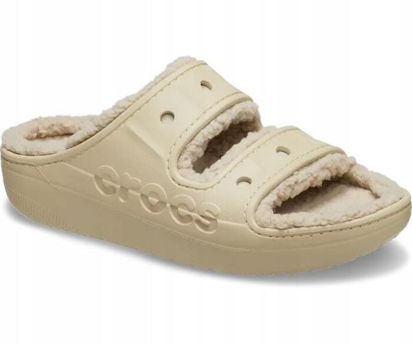 Klapki Dla Dorosłych Crocs Baya Cozzy Sandal. Brązowe klapki Crocs, z materiału. Za 149.99 zł.