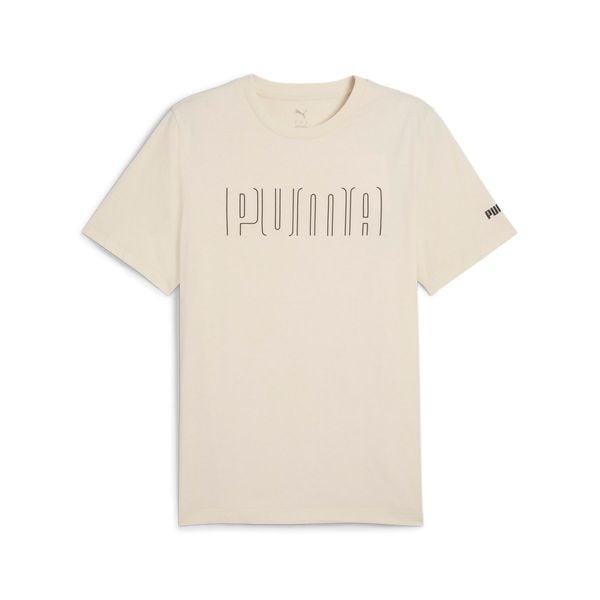 Puma Koszulka Sport Graphic 68461787. Brązowe t-shirty sportowe Puma, bez wzorów, z gumy, bez ramiączek, na fitness i siłownię. Za 82.00 zł.