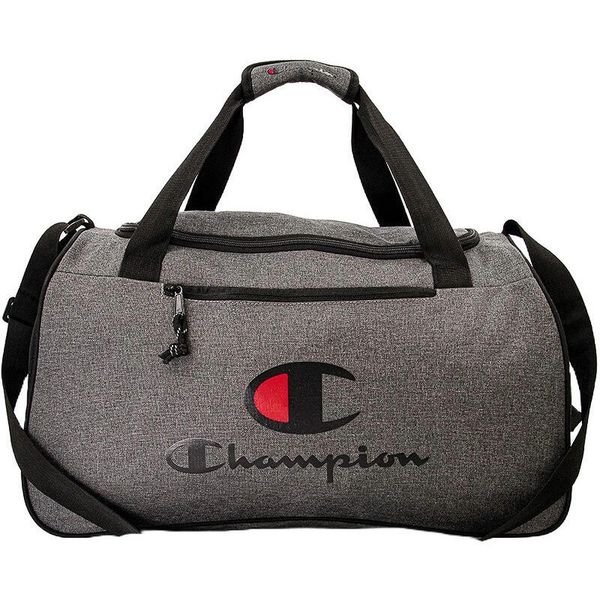 Torba Champion Progress Duffel 52L. Szare torby na ramię Champion, bez wzorów, z materiału, na ramię, z nadrukiem, bez dodatków. Za 190.00 zł.