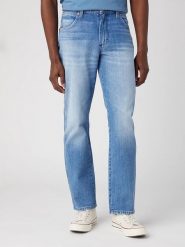 Wrangler Dżinsy - Regular fit - w kolorze błękitnym rozmiar: W32/L34. Niebieskie jeansy Wrangler, l. Za 176.91 zł.
