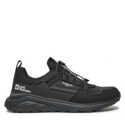 Trekkingi Jack Wolfskin. Czarne buty trekkingowe Jack Wolfskin, bez wzorów, bez zapięcia. Za 649.99 zł.