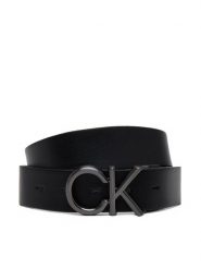 Calvin Klein Pasek Męski Adj/Rev Ck Metal Bombe Mono 35Mm K50K512829 Czarny. Czarne paski CALVIN KLEIN, bez wzorów, ze skóry. Za 209.99 zł.
