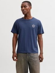 Jack & Jones Koszulka "Alliance" w kolorze granatowym rozmiar: L. Niebieskie bezrękawniki Jack & Jones, l, bez wzorów, z bawełny, bez kołnierzyka, bez ramiączek. Za 52.42 zł.
