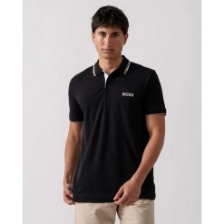 Polo BOSS Paddy Pro NERO (50469102-009). Czarne koszulki polo HUGO BOSS, m, bez wzorów, bez kołnierzyka, bez ramiączek. Za 349.00 zł.
